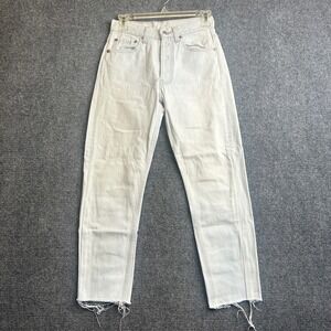 Vintage Levi's 501 Jeans Womens 26x26 Light Wash Denim Straight Leg Made in USA